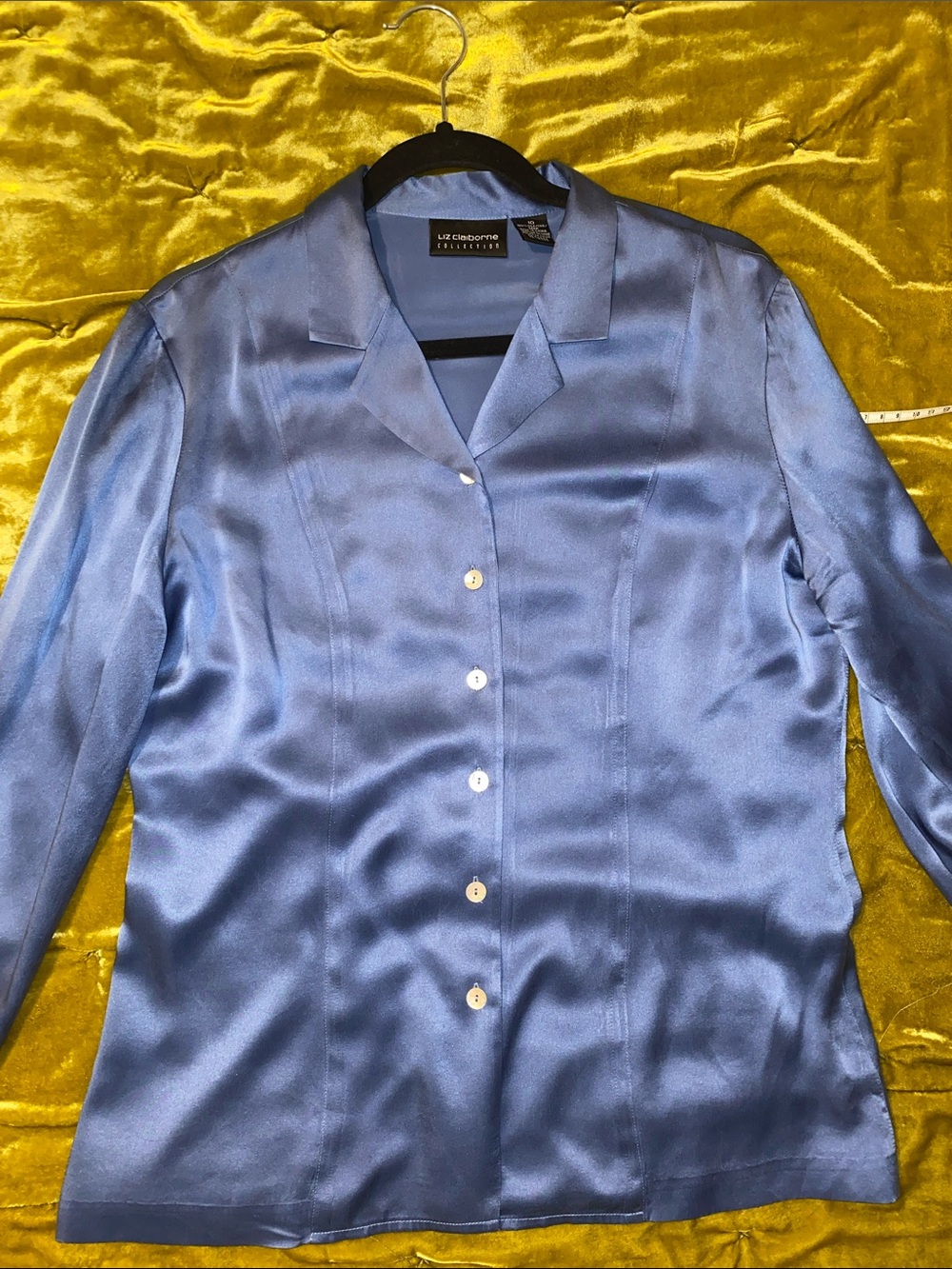 100% silk vintage Liz Claiborne button up